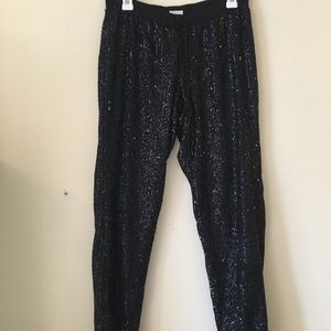 Justice Disco sequin baggy party pants